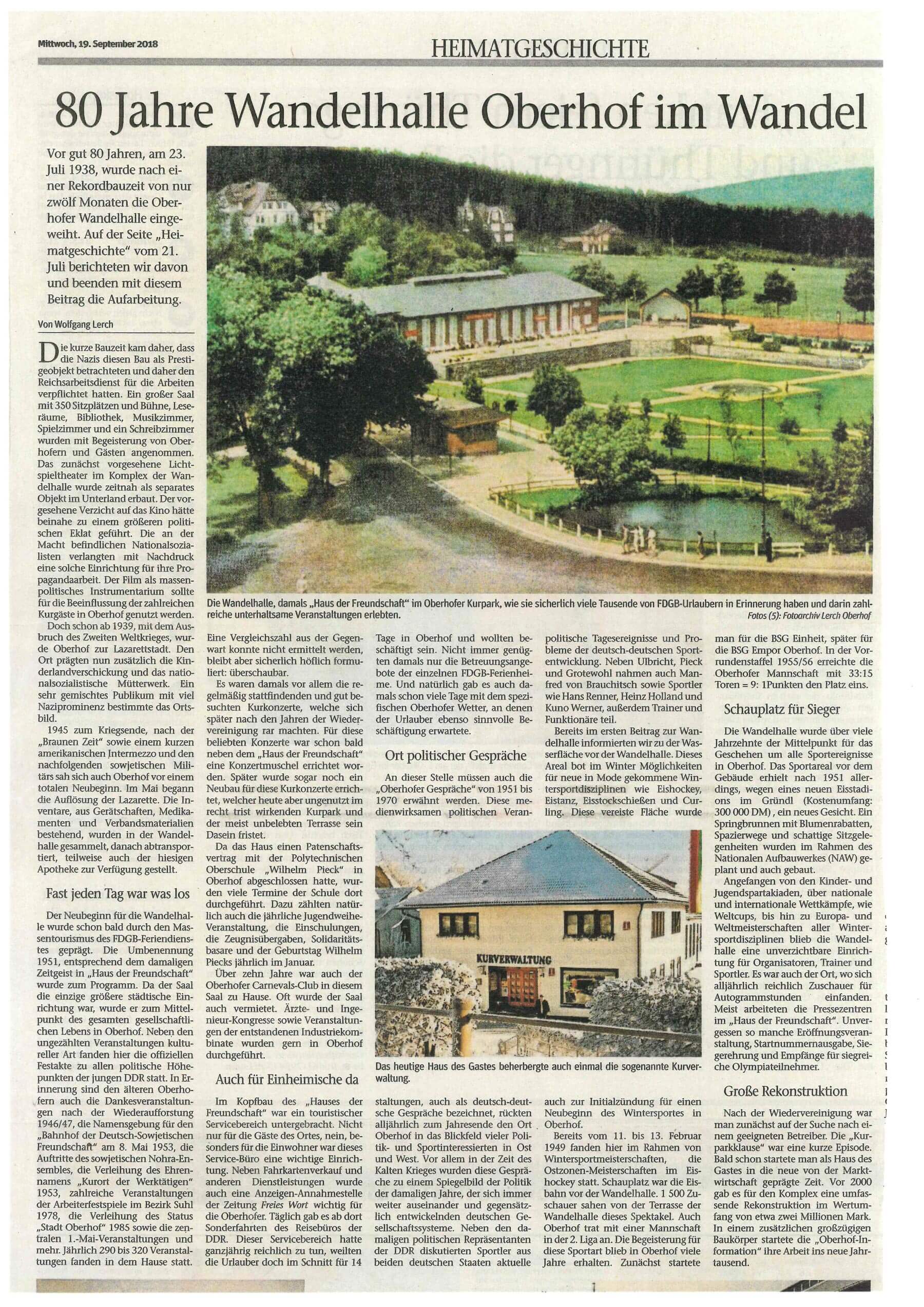 Original Artikel im Freien Wort 2018 Original Artikel im Freien Wort 2018