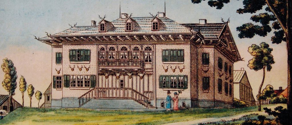 Oberhof historisches Bild Jagdschloss Oberhof historisches Bild - Jagdschloss
