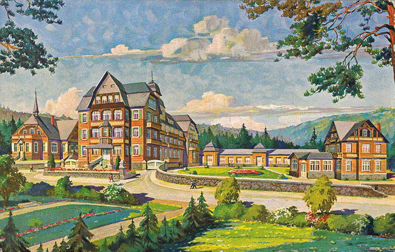 Oberhof historisches Bild Kurhaus Marien Bad