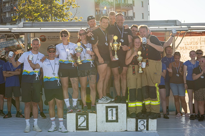 Siegerehrung - City-Biathlon